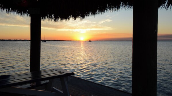 Sunset from the Tiki Hut