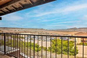 Balcony | Outdoor Dining Area | Pet Friendly w/ Fee