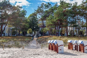 Strandaufgang 25 an der Villa Strandidyll