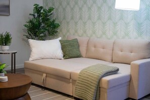 Sofa bed to accommodate a few extra guests!