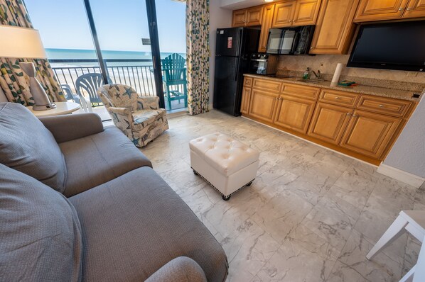 Enjoy Views of the Ocean from the Living Room!