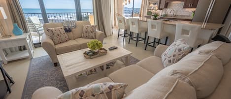 Beautifully Decorated, Enjoy Views of the Ocean from the Living Room, Dining Room and Kitchen Areas!