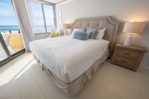 Main Bedroom with King Bed, Enjoy View of Ocean from Bed
