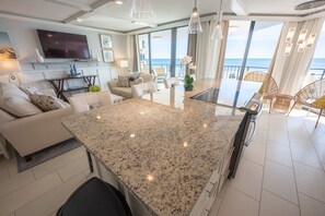 Open Kitchen Area, Beautifully Decorated