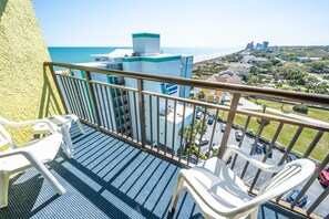 Enjoy Views of the Ocean from the Balcony