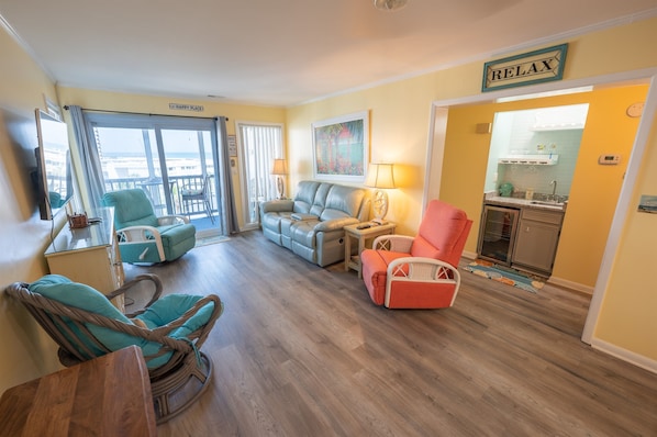 Large Family Room with Views of the Ocean