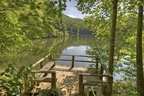 Lakeview Retreat - The Dock At This Ellijay Cabin Rental