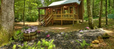 Sweet Serenity Creek is a lovely Blue Ridge cabin rentale 