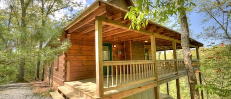 Seclusion at Hideaway Mountain - Exterior View Pet Friendly Blue Ridge Cabin Rental