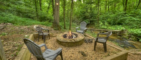 Twin Creek Firepit with seating