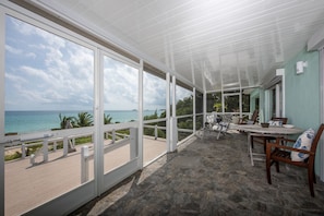 View from Ware-A-Dise's screened porch.