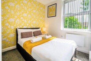 Double bedroom, high-quality linen throughout