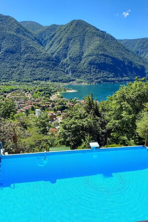 L'Eau, Ciel, Ressources En Eau, Bleu, Montagne, Piscine, Bleu Azur, La Nature, Paysage Naturel, Plan D'Eau