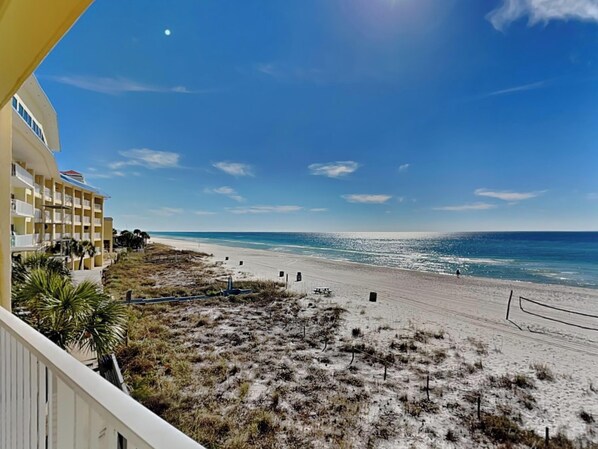 Continental #319 - Private Gulf Front Balcony View