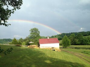 Double rainbow. 