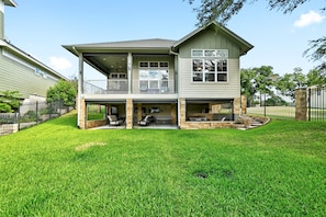 Lots of yard for family fun and games.