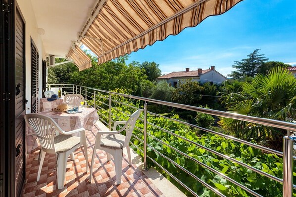 spacious terrace