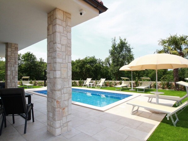 pool and terrace