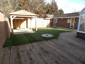 Outside resting/ BBQ area