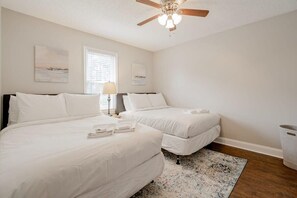 Bedroom with Two full Beds