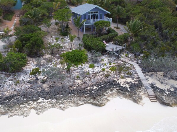 Passionate Pelican is right on the beach!