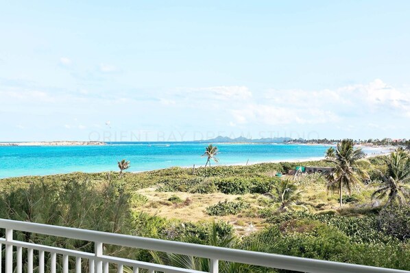 Vue sur la plage/l’océan