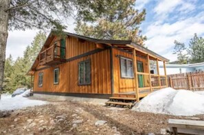 Outside View of Moose Porch and Balcony