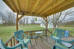 Cottage Exterior | Furnished Deck