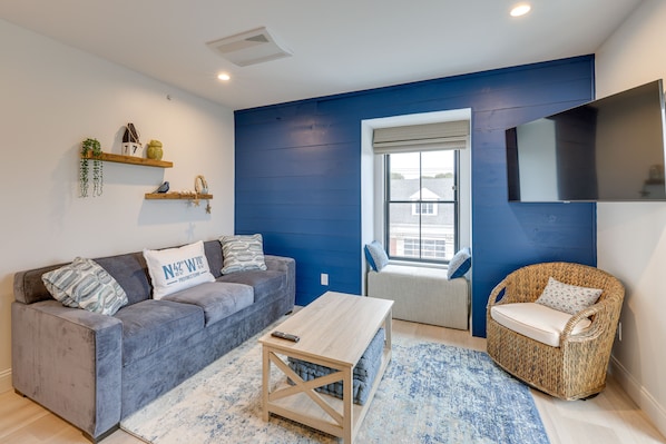 Provincetown Vacation Rental | 1BR | 1BA | 616 Sq Ft | Stairs to Access