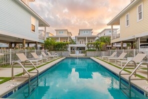 Cool off and relax in the community pool—your own backyard oasis!