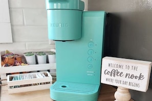 Start your day off right with a stocked coffee nook!