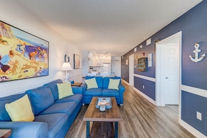 Living Room with Deck Access