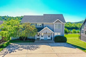 Front view of our building. This listing is for the middle and right units. 