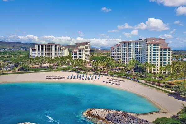 Beautiful resort property with a private lagoon.