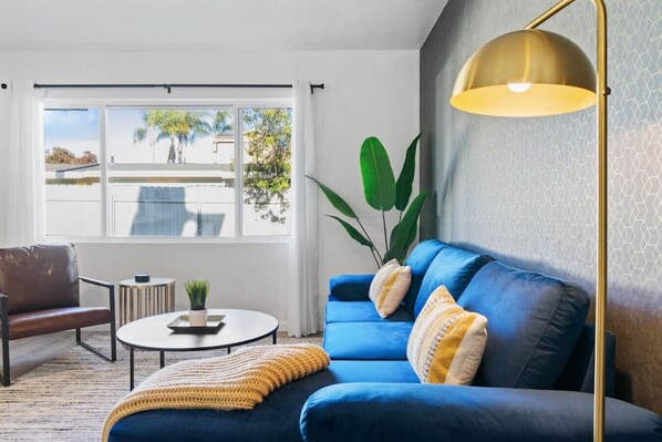 Modern design and themed living room