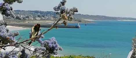 Vista para a praia ou o mar