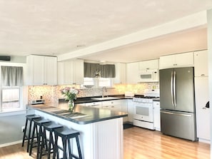 Large & FULLY Stocked w/ all modern amenities, inc. gas stove, juicer, blender++