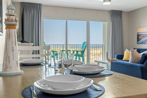 Views of the Gulf as you dine