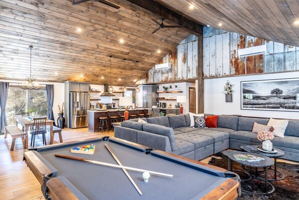 Great Room perfect for hosting new memories!