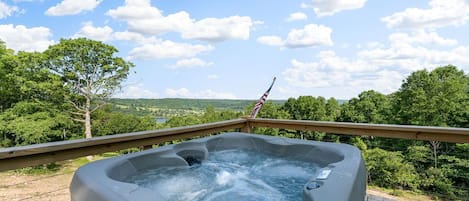 Private hot tub for two