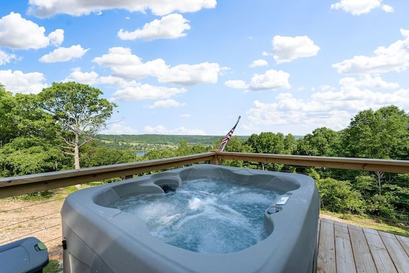 Private hot tub for two