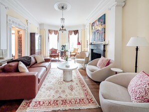 Relax in the front parlour after a long day.