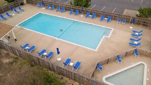 Community Pool at Sunset