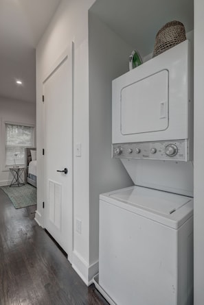 Laundry area for your laundry needs.
