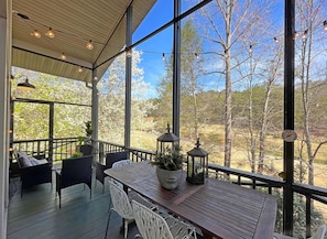Screened Porch off the Great Room Overlooking the 14th hole