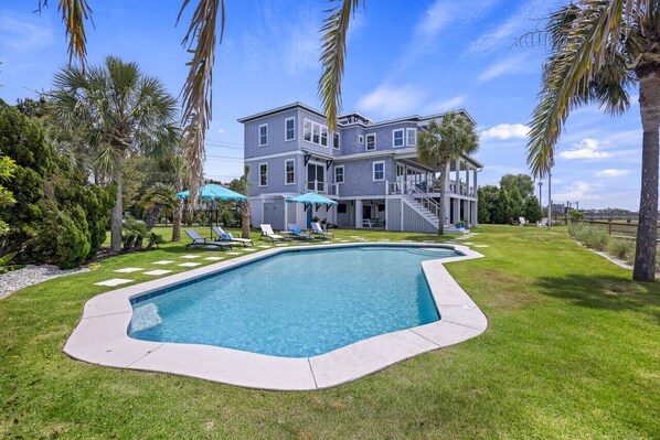 Private, Stunning Saltwater Pool with Gorgeous Views from every window