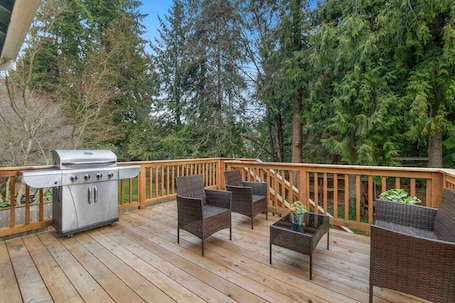 Deck and BBQ