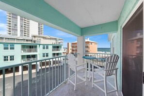 Balcony with Beach Views