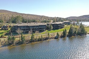 View of the complex from the lake