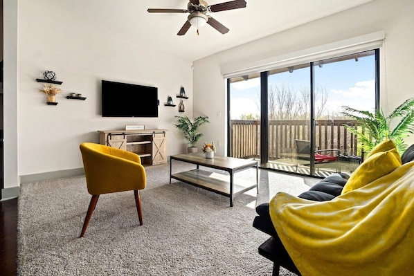 Living room with access to balcony